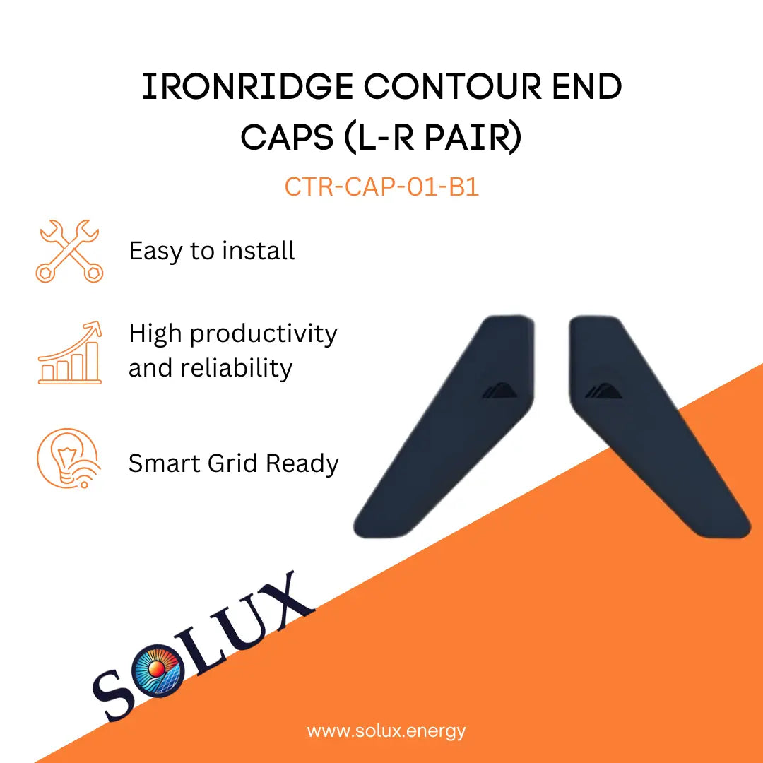 This is an image Ironridge End Caps - L-R Pair
